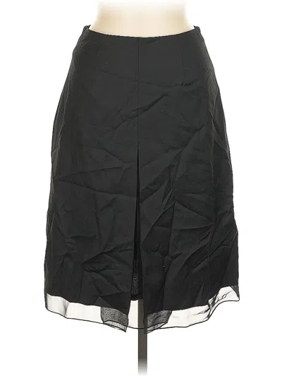 Pre-owned Saks Fifth Avenue Formal Skirt In Black