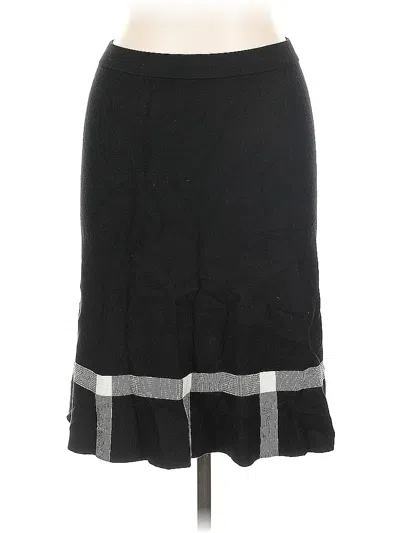 Pre-owned Saks Fifth Avenue Formal Skirt In Black