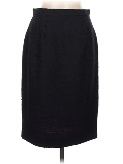 Pre-owned Saks Fifth Avenue Formal Skirt In Black