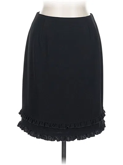 Pre-owned Saks Fifth Avenue Formal Skirt In Black