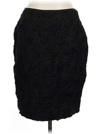 Pre-owned Saks Fifth Avenue Formal Skirt In Black