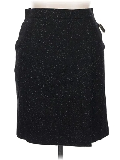 Pre-owned Saks Fifth Avenue Formal Skirt In Black