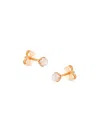 SAKS FIFTH AVENUE GIRL'S 14K YELLOW GOLD & 3MM CULTURED PEARL STUD EARRINGS