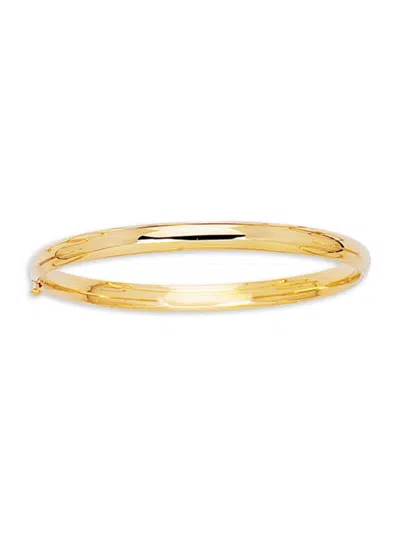 Saks Fifth Avenue Kids' Girl's 14k Yellow Gold Bangle Bracelet