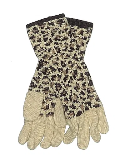 Pre-owned Saks Fifth Avenue Gloves In Ivory