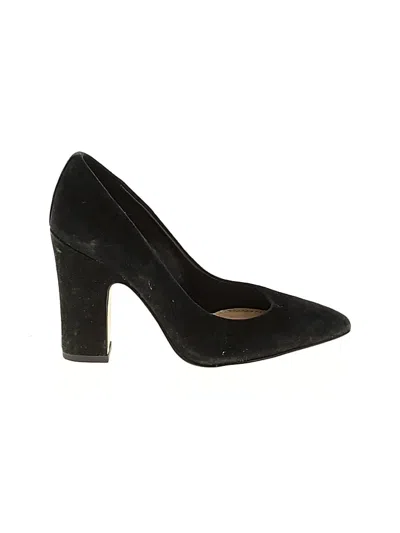 Pre-owned Saks Fifth Avenue Heels In Black