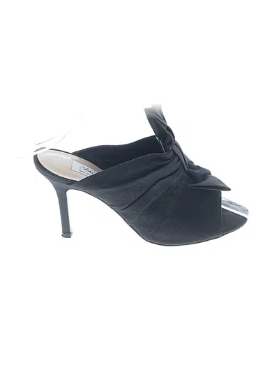 Pre-owned Saks Fifth Avenue Heels In Blue
