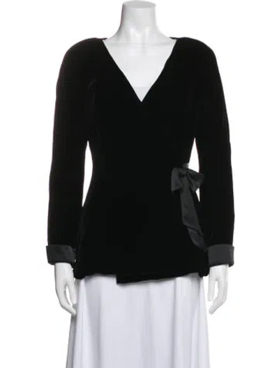 Pre-owned Saks Fifth Avenue Jacket In Black