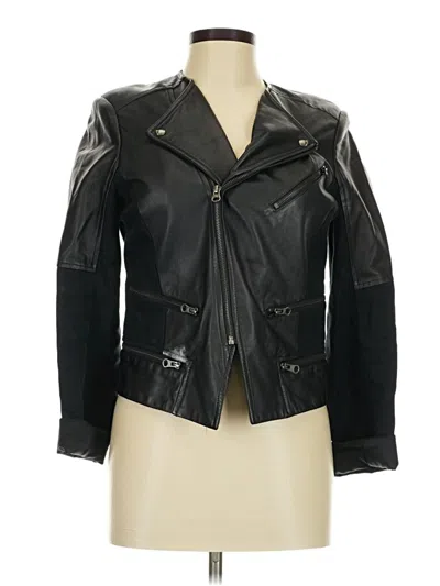 Pre-owned Saks Fifth Avenue Jacket In Black