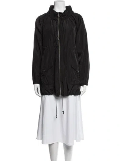 Pre-owned Saks Fifth Avenue Jacket In Black/metallic