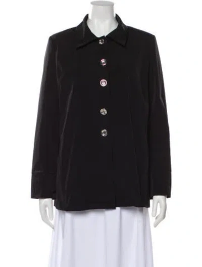 Pre-owned Saks Fifth Avenue Jacket In Gray