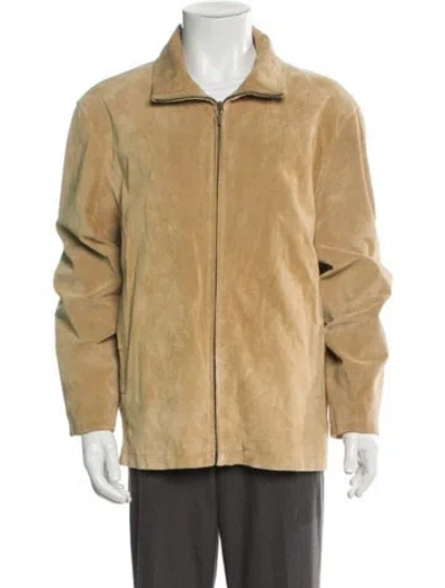 Pre-owned Saks Fifth Avenue Jacket In Neutral