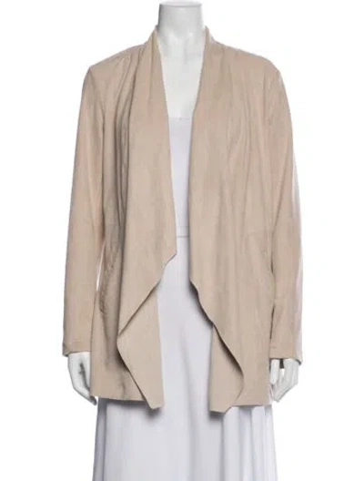 Pre-owned Saks Fifth Avenue Jacket In Neutral