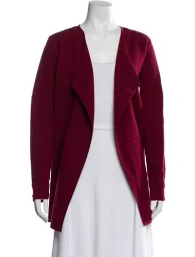 Pre-owned Saks Fifth Avenue Jacket In Red