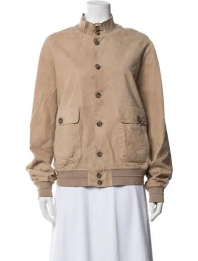 Pre-owned Saks Fifth Avenue Jacket W/ Tags In Neutrals