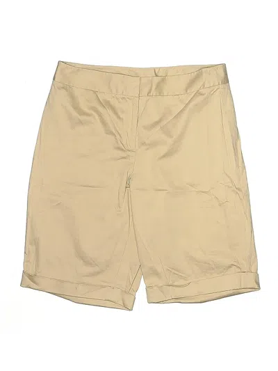 Pre-owned Saks Fifth Avenue Khaki Shorts In Brown