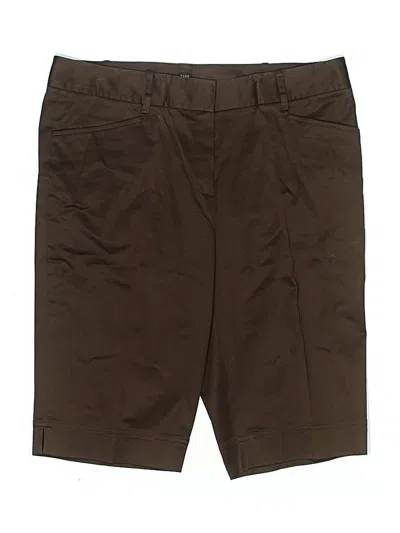 Pre-owned Saks Fifth Avenue Khaki Shorts In Brown