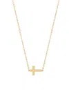 SAKS FIFTH AVENUE KID'S 14K YELLOW GOLD CROSS NECKLACE