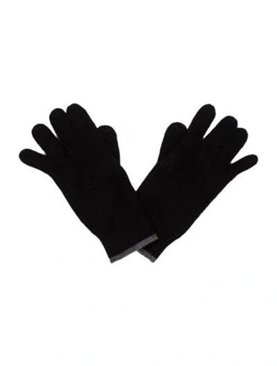 Pre-owned Saks Fifth Avenue Knitted Wool Gloves  W/tags In Multi
