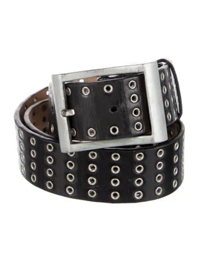 Pre-owned Saks Fifth Avenue Leather Belt In Multi