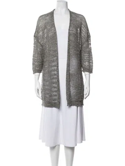 Pre-owned Saks Fifth Avenue Linen Jacket In Multi