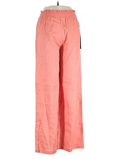 Saks Fifth Avenue Linen Pants In Pink