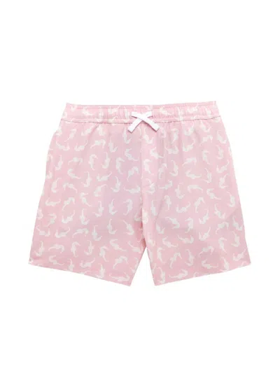 Saks Fifth Avenue Kids' Little Boy's Seahorse Swim Shorts In Pink