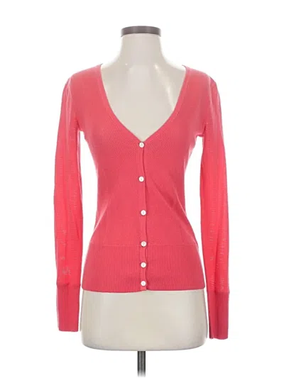 Pre-owned Saks Fifth Avenue Long Sleeve Top Pink Sweetheart Neckline Tops