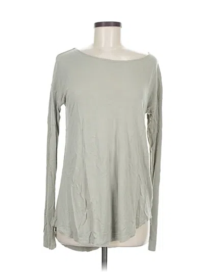 Pre-owned Saks Fifth Avenue Long Sleeve T-shirt In Gray