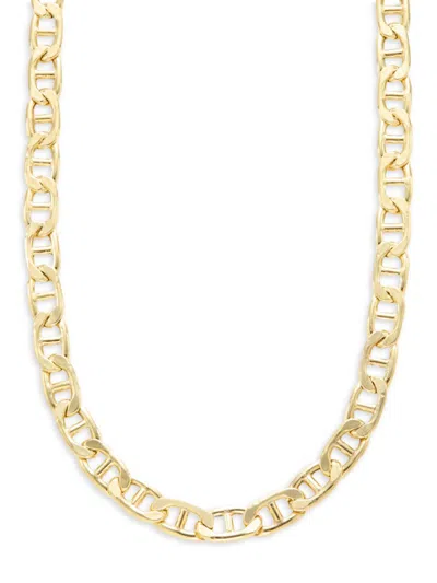 Saks Fifth Avenue Made In Italy Men's 14k Goldplated Sterling Silver Mariner Chain Necklace