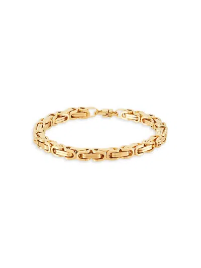 Saks Fifth Avenue Made In Italy Men's 14k Yellow Gold Link Bracelet