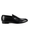 SAKS FIFTH AVENUE MADE IN ITALY MEN'S LEATHER PENNY LOAFERS