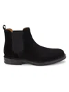 SAKS FIFTH AVENUE MADE IN ITALY MEN'S SUEDE CHELSEA BOOTS
