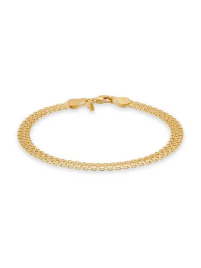 Saks Fifth Avenue Made In Italy Women's 14k Goldplated Sterling Silver Bracelet