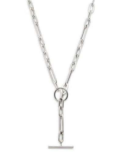 Saks Fifth Avenue Made In Italy Women's 14k White Gold Link Necklace