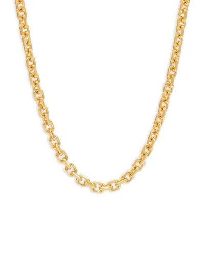 Saks Fifth Avenue Made In Italy Women's 14k Yellow Gold 16" Cable Chain Necklace