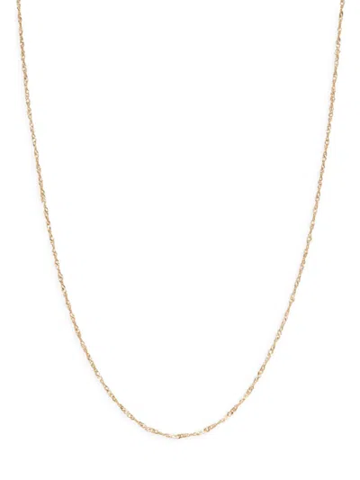 Saks Fifth Avenue Made In Italy Women's 14k Yellow Gold 18'' Chain Necklace