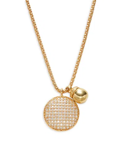 Saks Fifth Avenue Made In Italy Women's 14k Yellow Gold & 1.2 Tcw Diamond Necklace/24"