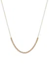 SAKS FIFTH AVENUE MADE IN ITALY WOMEN'S 14K YELLOW GOLD BALL CHAIN NECKLACE