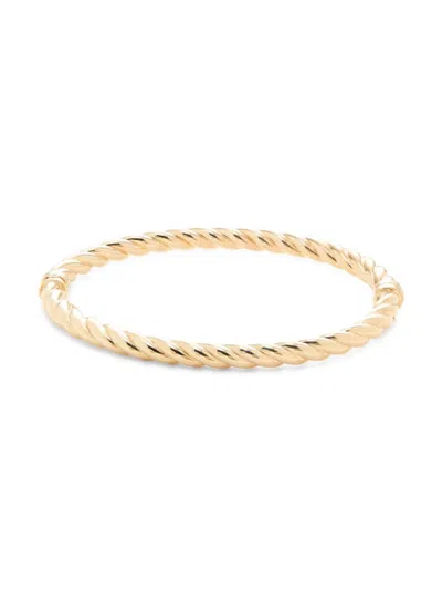 Saks Fifth Avenue Made In Italy Women's 14k Yellow Gold Bangle Bracelet