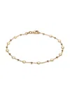 Saks Fifth Avenue Made In Italy Women's 14k Yellow Gold Beaded Bracelet In Yellow Gold