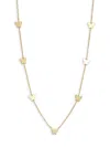SAKS FIFTH AVENUE MADE IN ITALY WOMEN'S 14K YELLOW GOLD BUTTERFLY STATION CHAIN NECKLACE