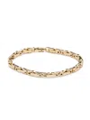 Saks Fifth Avenue Made In Italy Women's 14k Yellow Gold Byzantine Chain Bracelet In Gold