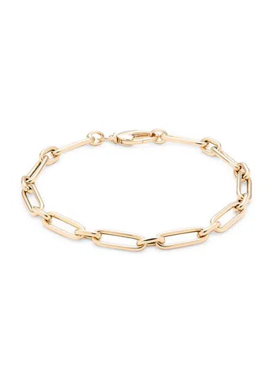 Saks Fifth Avenue Made In Italy Women's 14k Yellow Gold Chain Bracelet