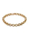 SAKS FIFTH AVENUE MADE IN ITALY WOMEN'S 14K YELLOW GOLD CHAIN BRACELET