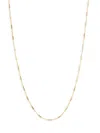 SAKS FIFTH AVENUE MADE IN ITALY WOMEN'S 14K YELLOW GOLD CHAIN NECKLACE/18"