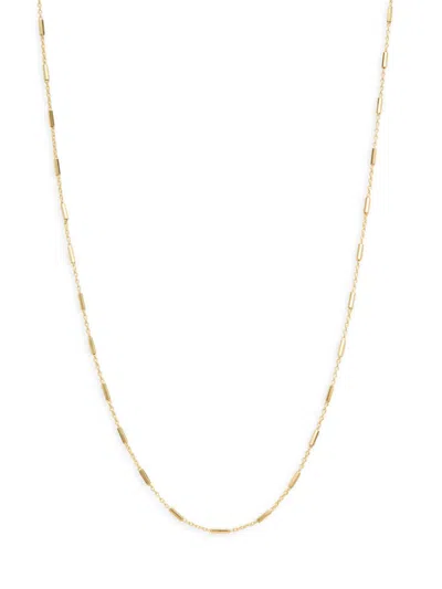 Saks Fifth Avenue Made In Italy Women's 14k Yellow Gold Chain Necklace/18"