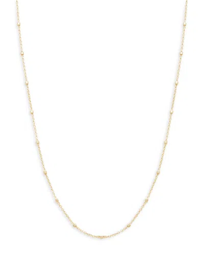 Saks Fifth Avenue Made In Italy Women's 14k Yellow Gold Chain Necklace/18''