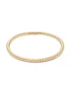 SAKS FIFTH AVENUE MADE IN ITALY WOMEN'S 14K YELLOW GOLD COIL BANGLE BRACELET