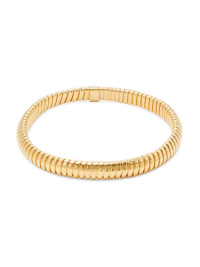 Saks Fifth Avenue Made In Italy Women's 14k Yellow Gold Coil Bangle Bracelet